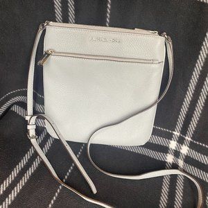 Michael Kors Riley Small Flat Crossbody Bag - Grey